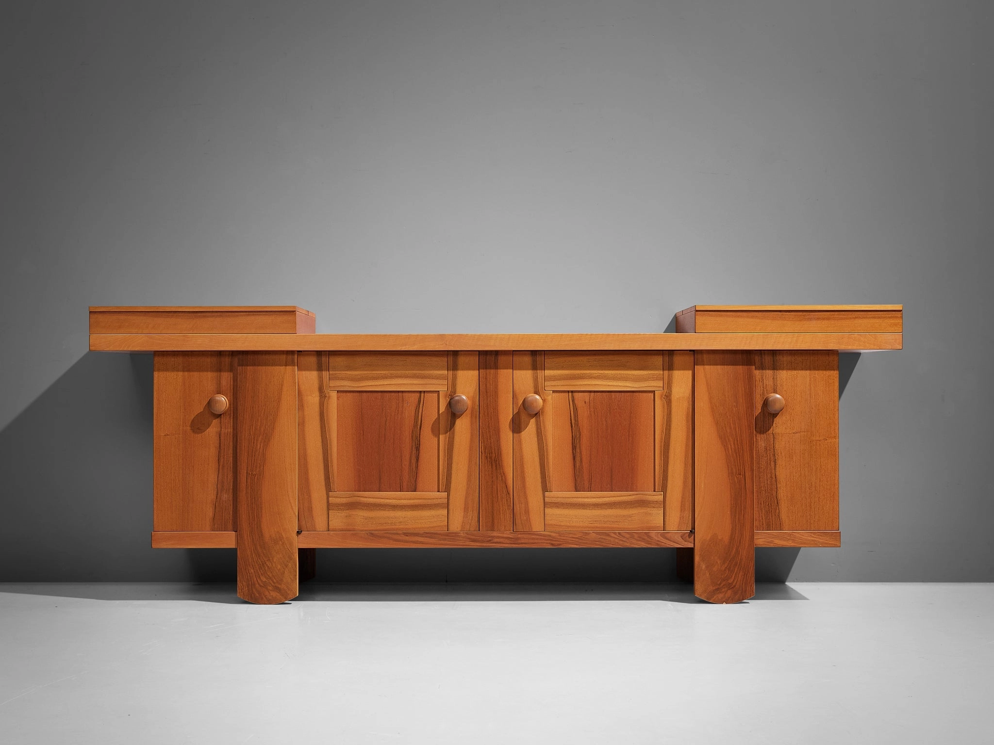 Silvio Coppola for Bernini Large Sideboard in Walnut