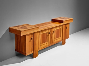 Silvio Coppola for Bernini Sideboard in Walnut storage cabinet,organizer,furniture storage