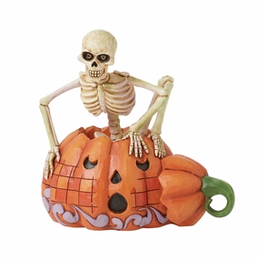 Skeleton Pop Out Pumpkin Fig figurines,decorative figurines,home accents