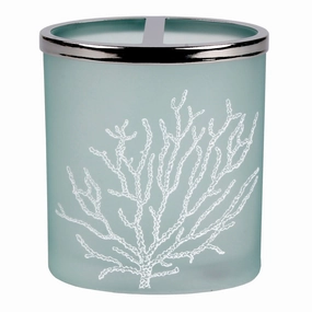 SKL Home Coral Reef Toothbrush Holder - Blue - 3.65x2.16x4.13 toothbrush holder,bathroom cup,bathroom organizer