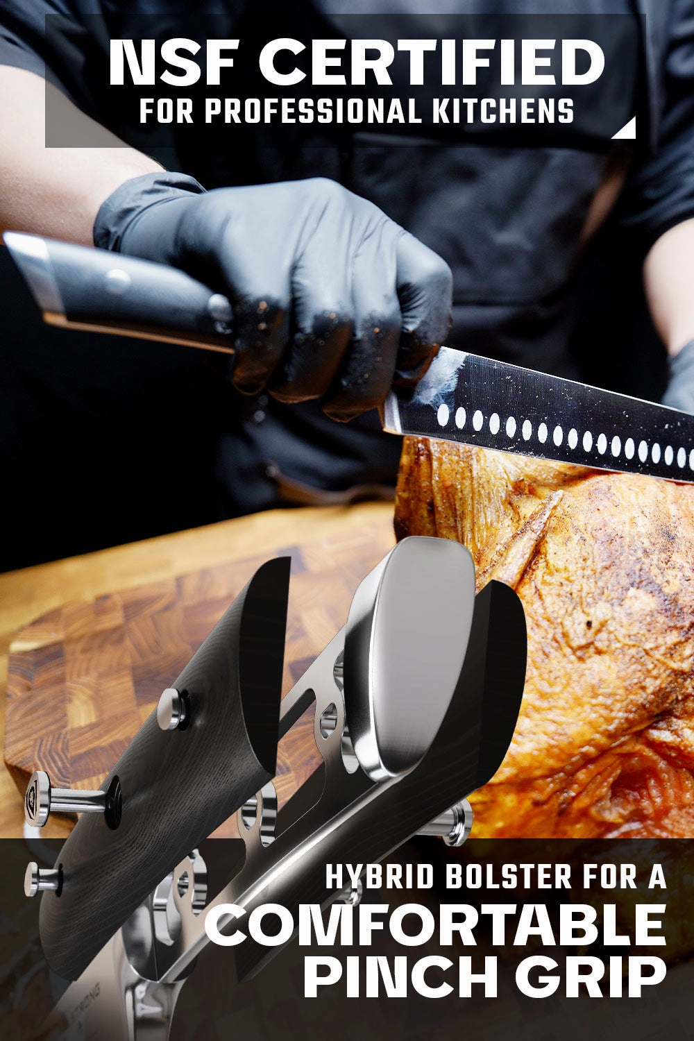 Slicing & Carving Knife 12" | Gladiator Series | NSF Certified | Dalstrong 