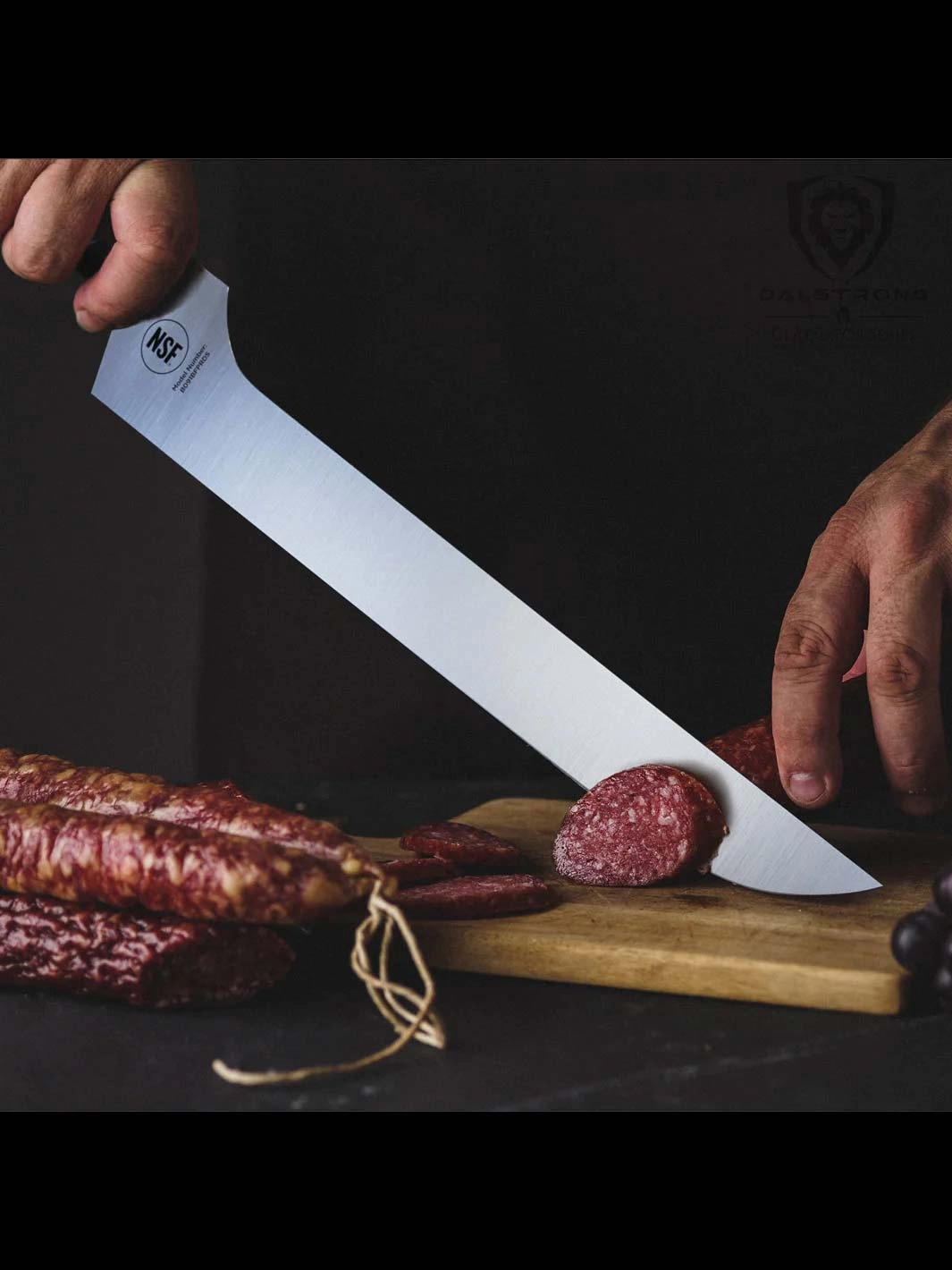 Slicing & Carving Knife 12" | Offset Blade | Gladiator Series | NSF Certified | Dalstrong 