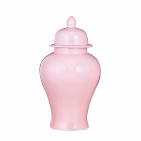 Small Porcelain Blush Pink Temple Jar vase,flower vase,home decoration