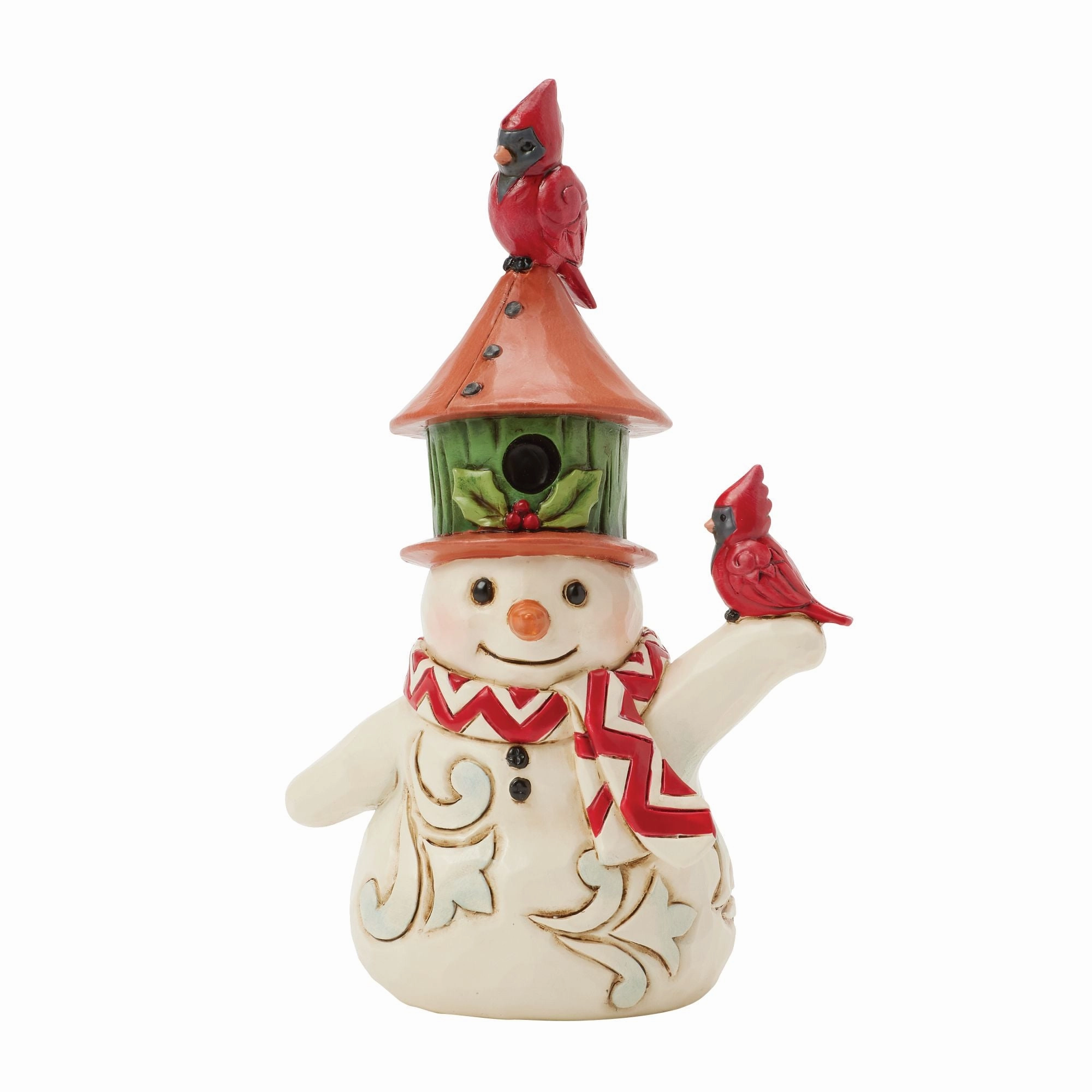 Snowman Birdhouse Hat Mini figurines,decorative figurines,home accents