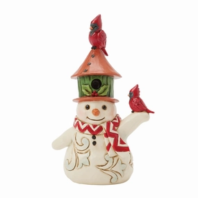 Snowman Birdhouse Hat Mini figurines,decorative figurines,home accents