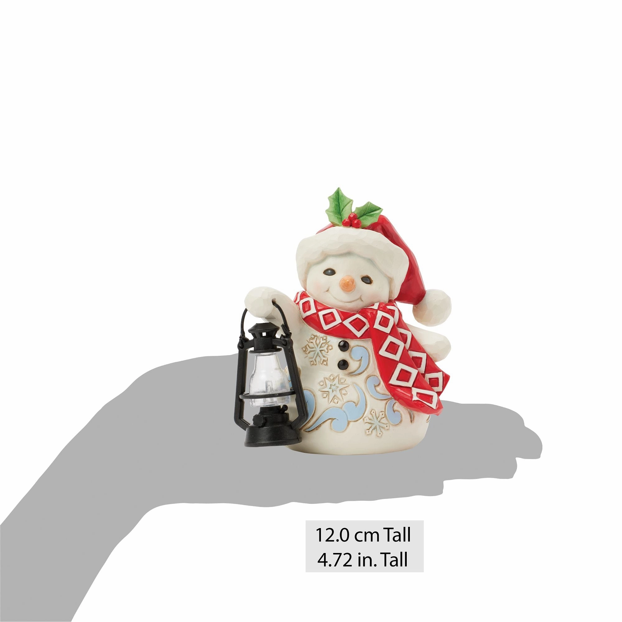 Snowman Oversized Lantern Pint