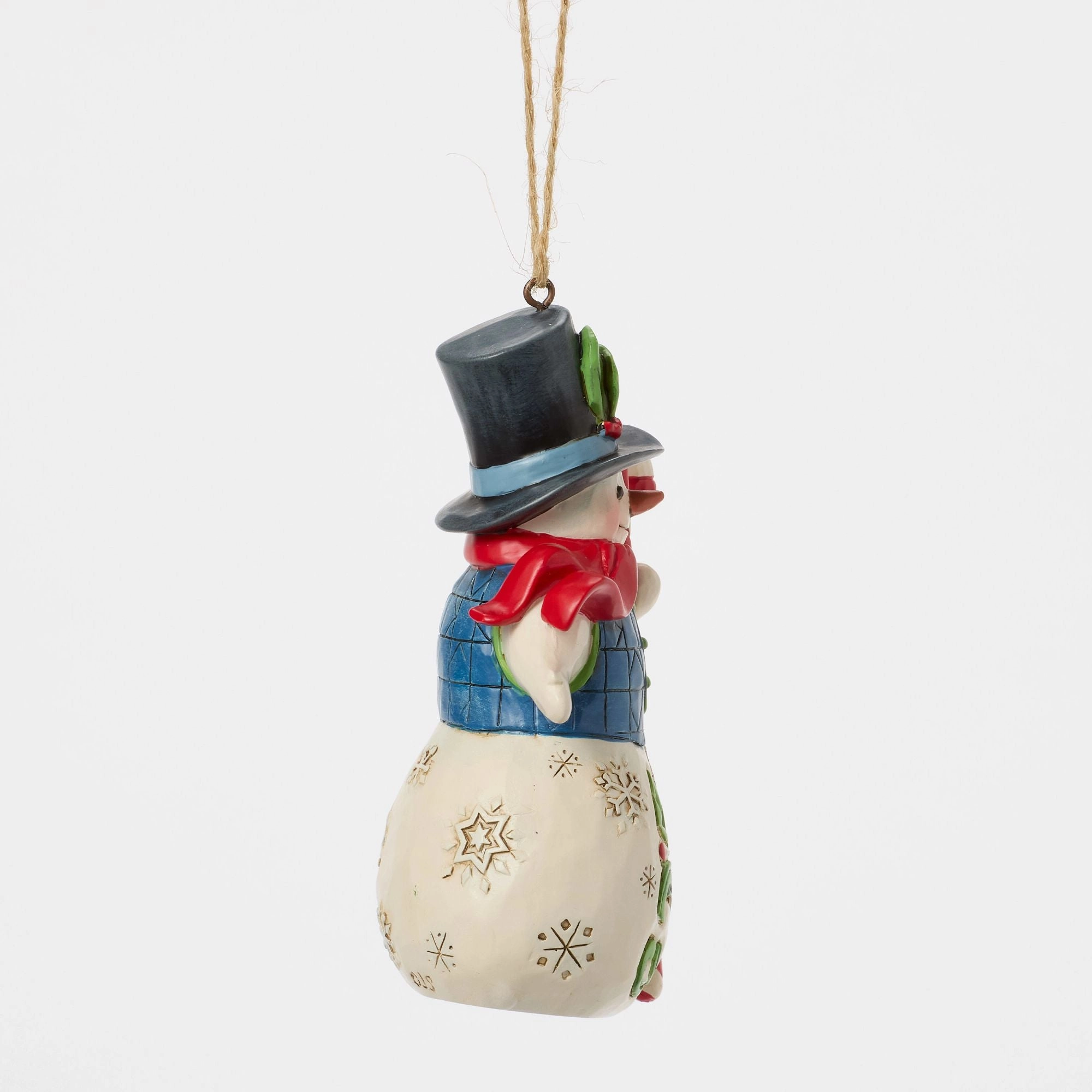 Snowman with Candy Cane Orn