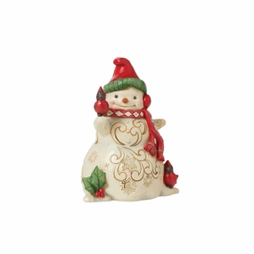 Snowman with Earmuffs Figurine figurines,decorative figurines,home accents