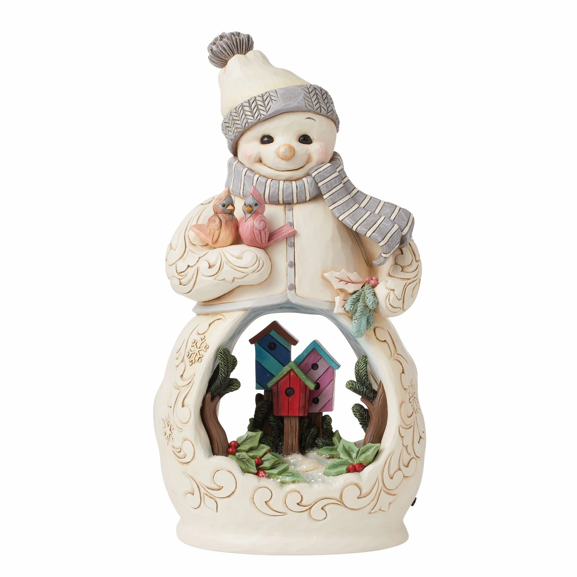 Snowman with Open SceneLED Fi