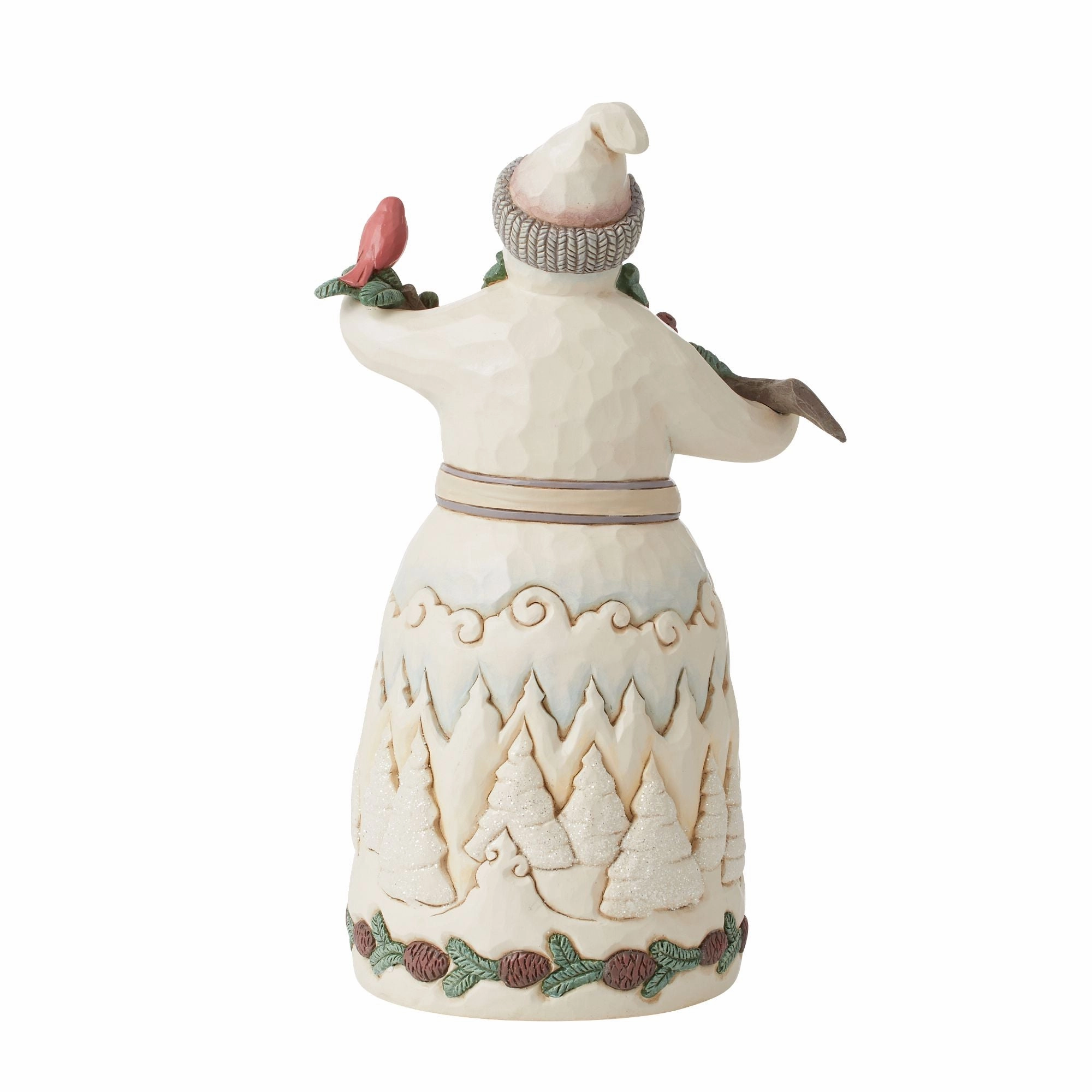 Snowman with Pine Garland Fig