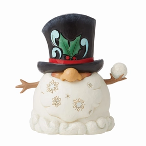 Snowman with Snowball figurines,decorative figurines,home accents