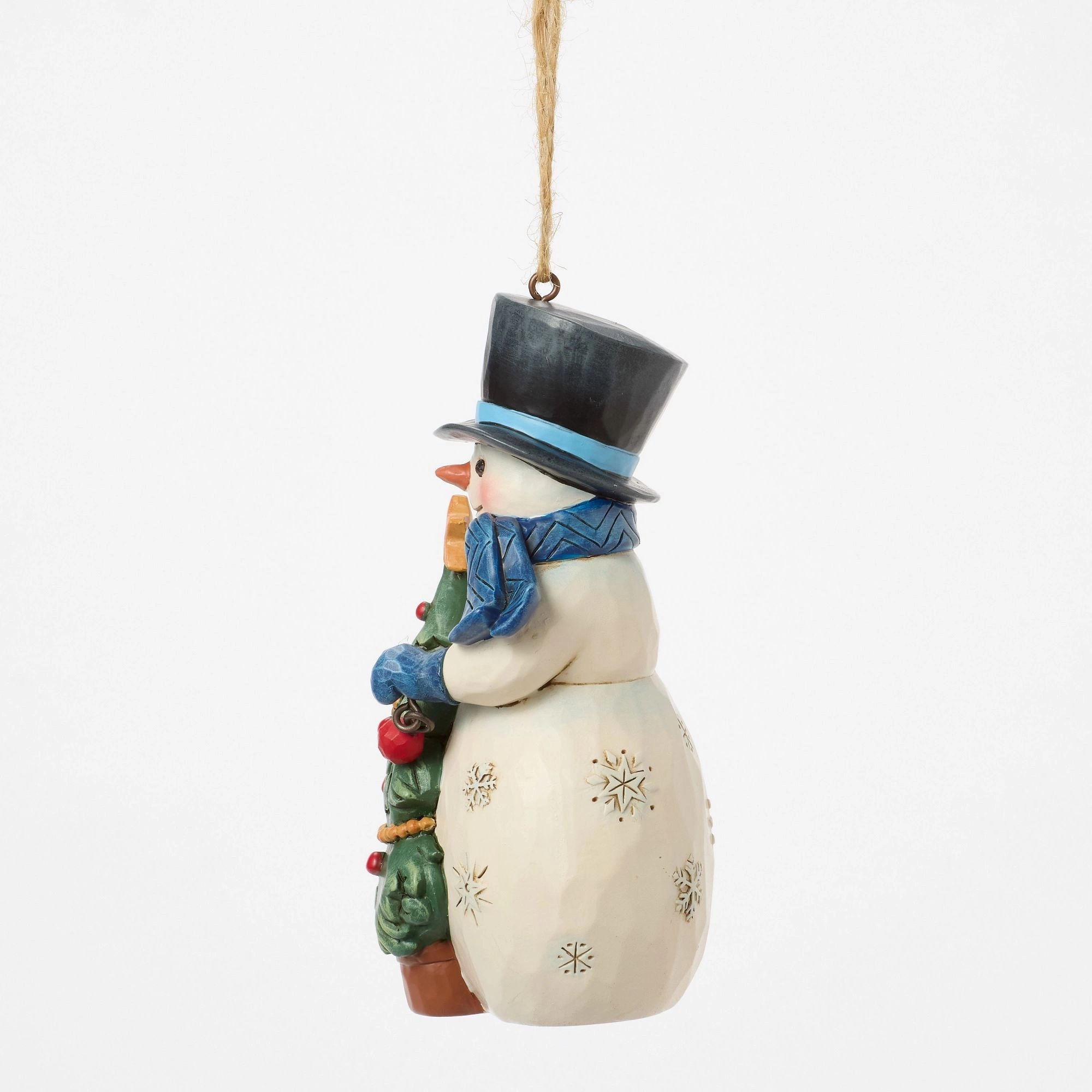 Snowman with Tree Ornament