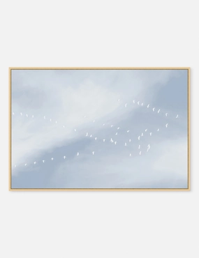 Soaring Blue Sky Print wall art,canvas print,home wall decor
