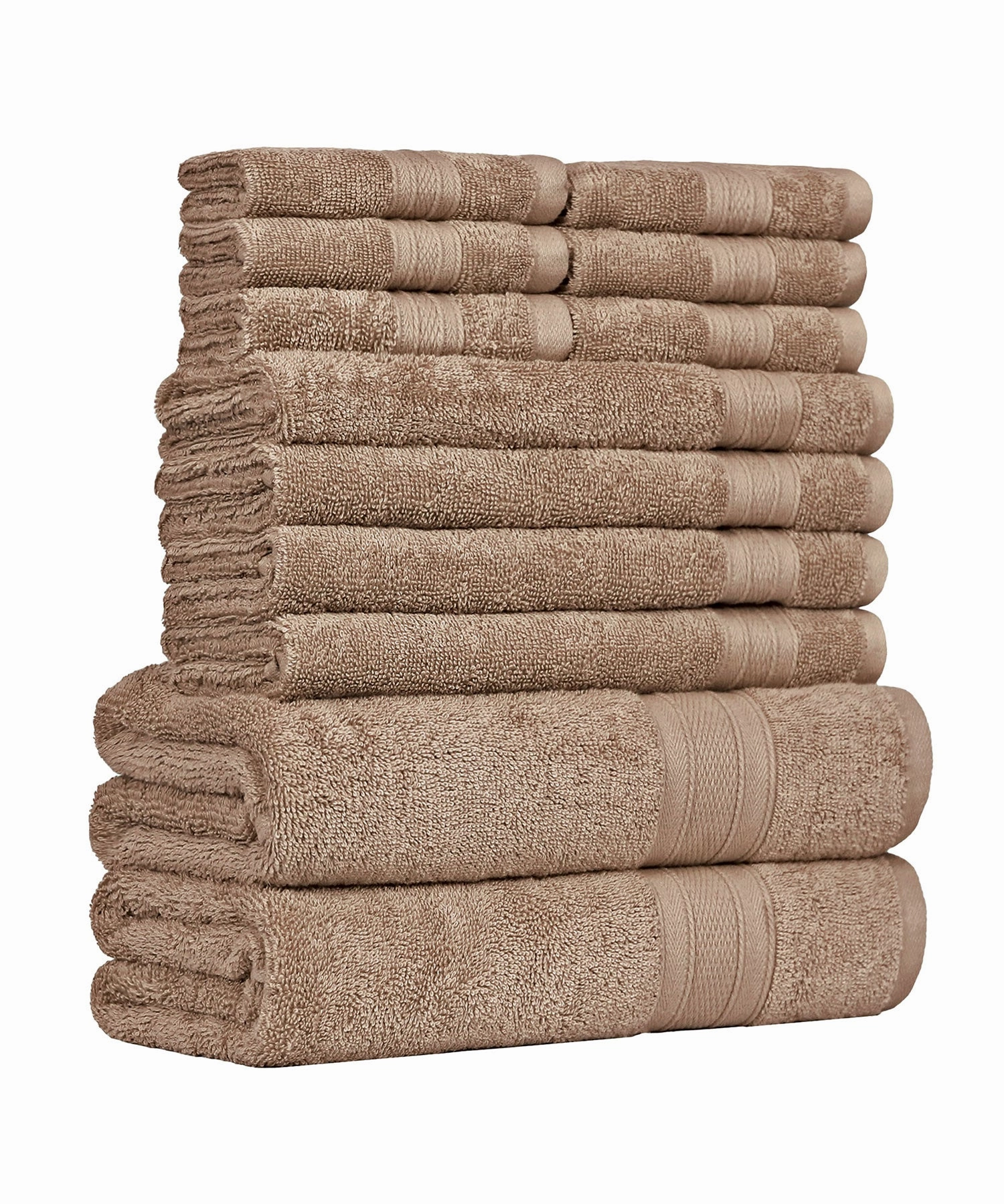 Soft Comfort, 12Pc Set,Air Rich Technology Towel Set , 509 GSM,Acorn