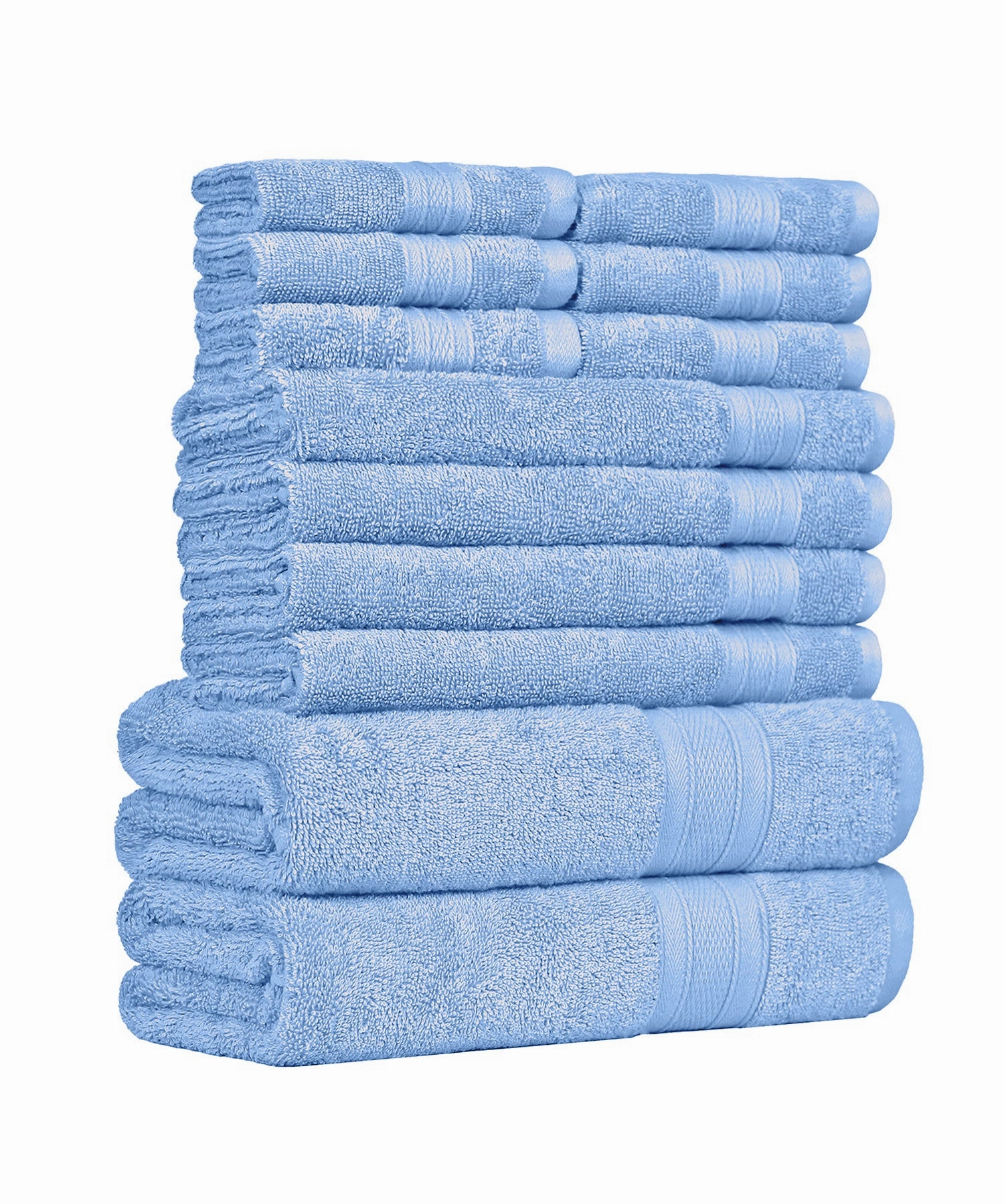 Soft Comfort, 12Pc Set,Air Rich Technology Towel Set ,  509 GSM,Allure