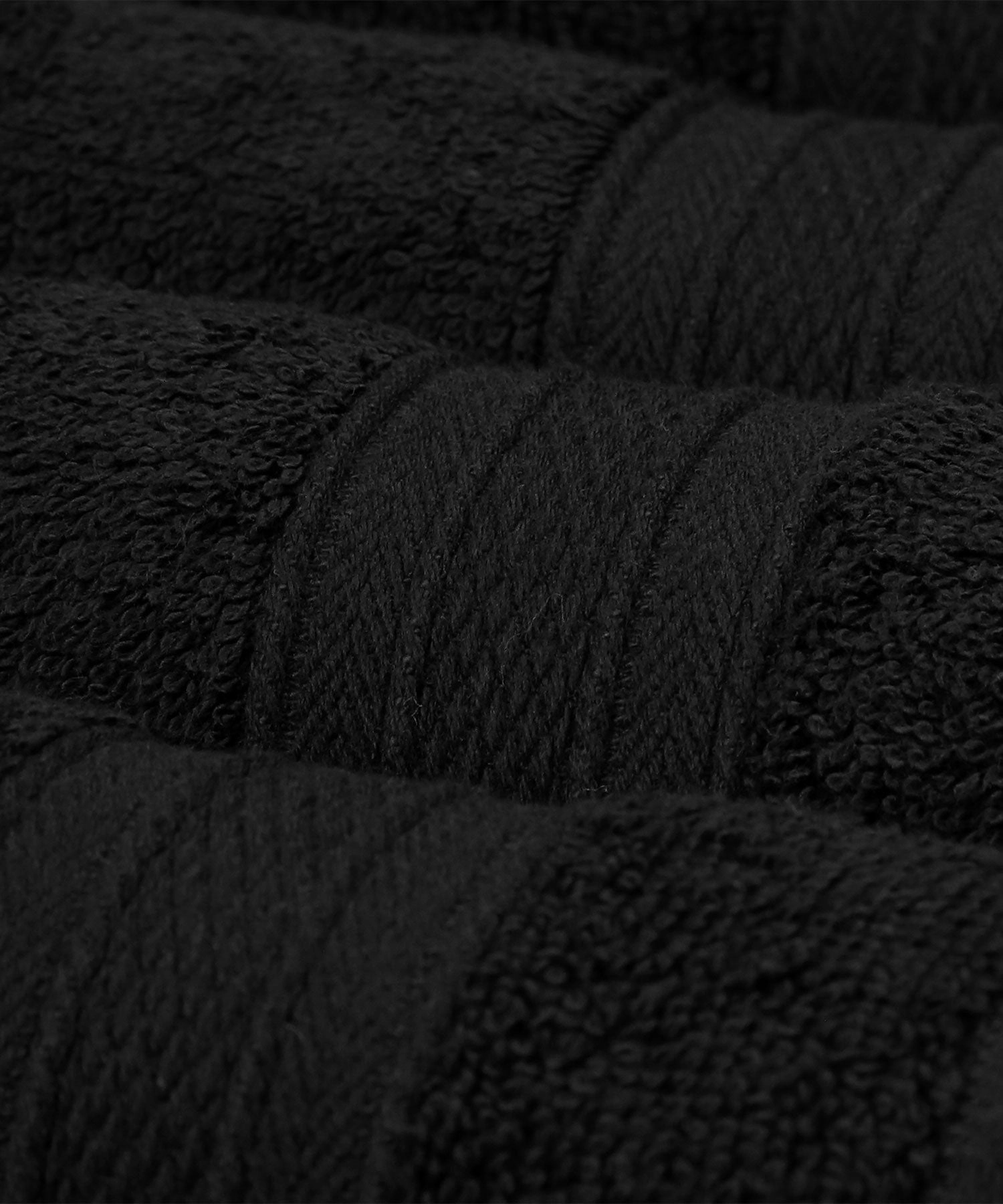 Soft Comfort, 12Pc Set,Air Rich Technology Towel Set , 509 GSM,Black