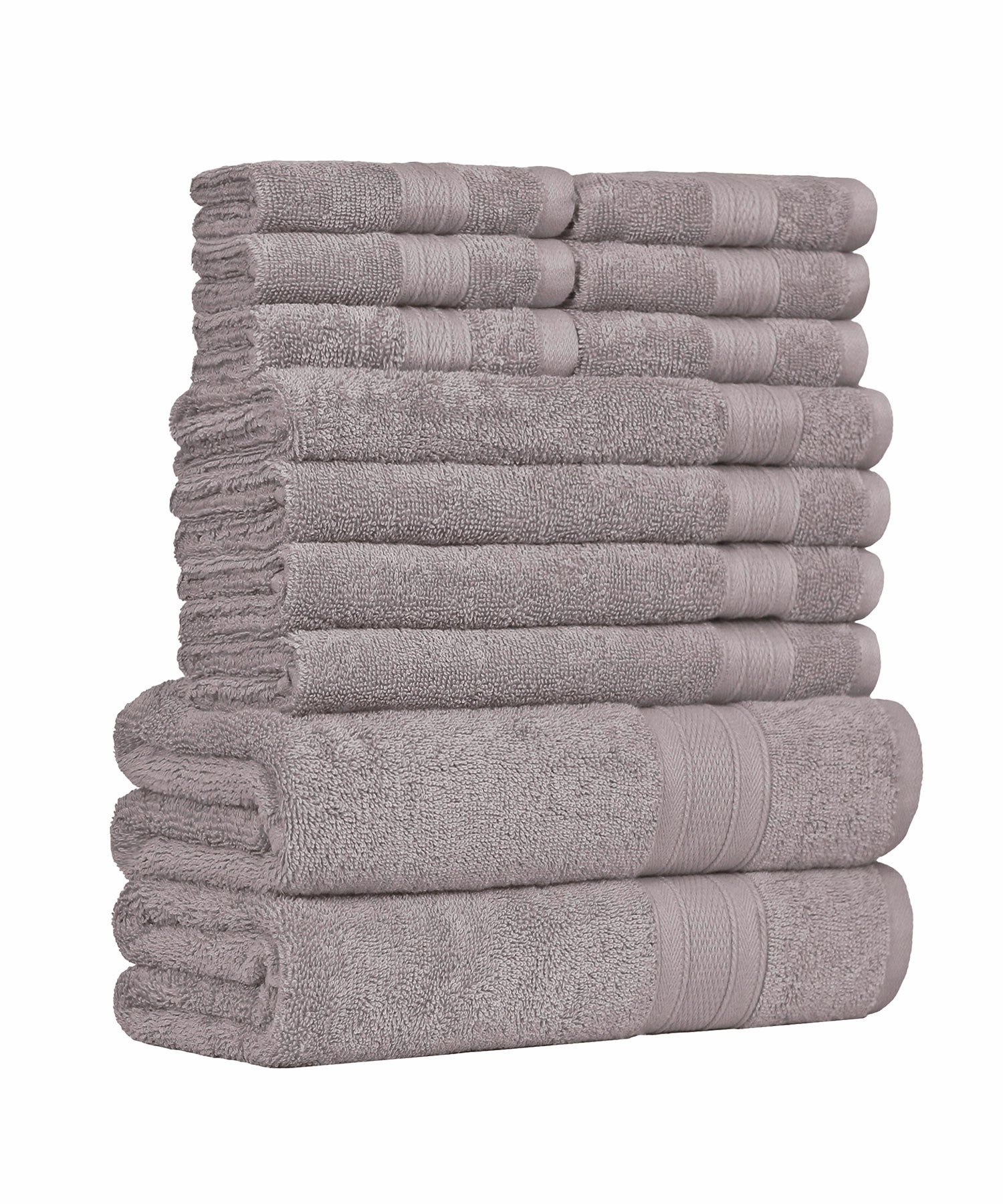 Soft Comfort, 12Pc Set,Air Rich Technology Towel Set , 509 GSM,Charcoal