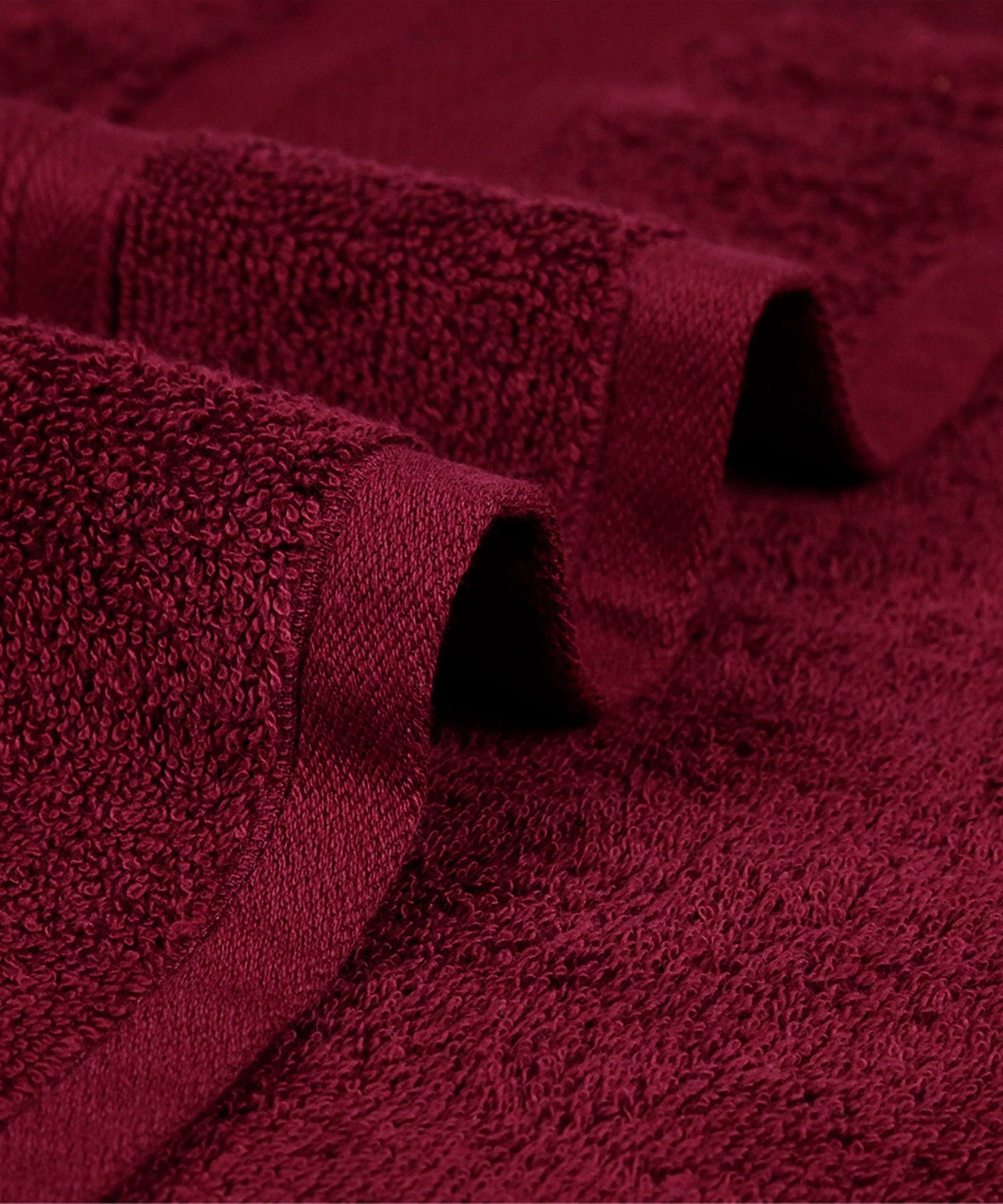 Soft Comfort, 12Pc Set,Air Rich Technology Towel Set , 509 GSM,Red Wine