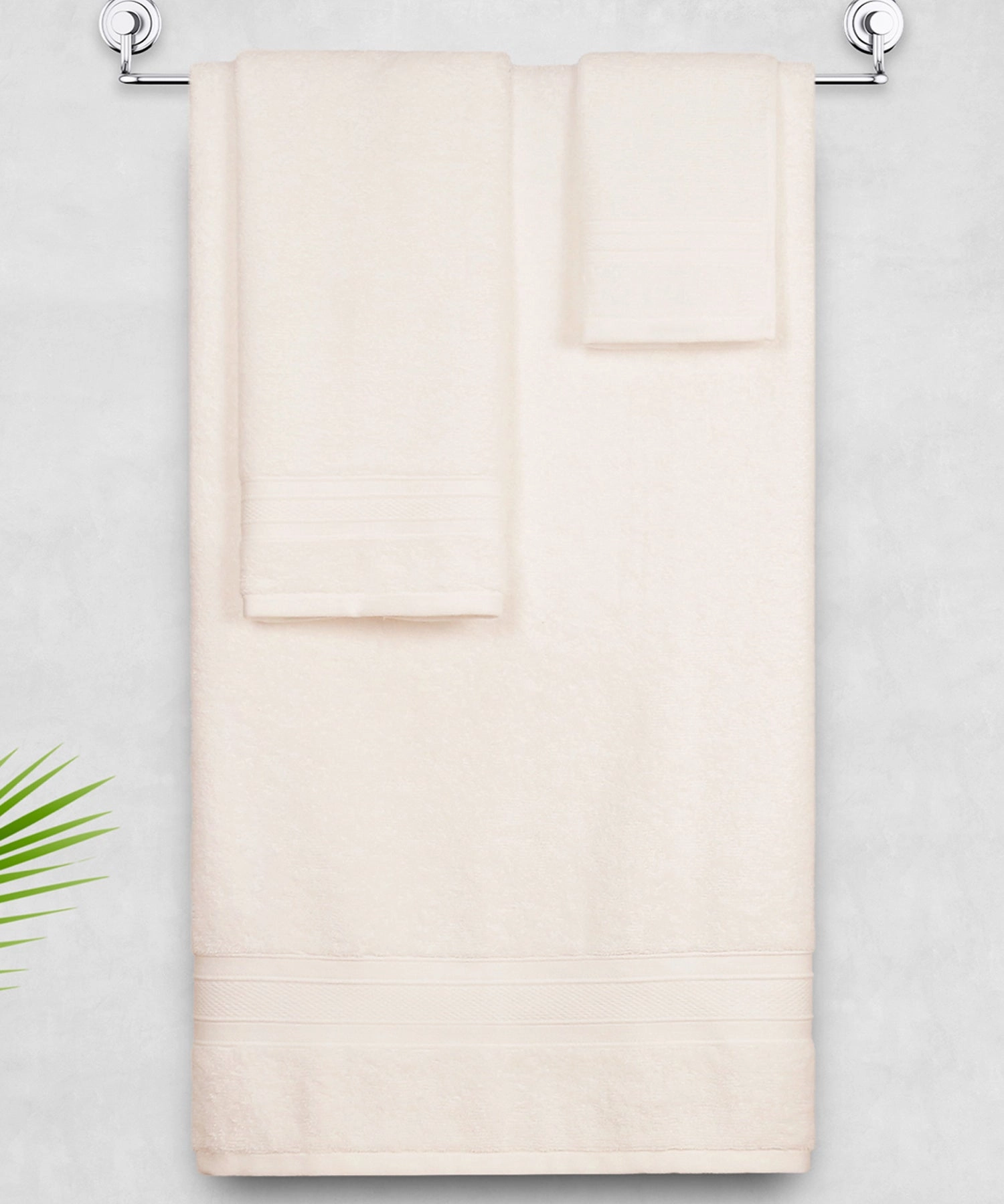Soft Comfort, 3Pc Set,Air Rich Technology Towel Set ,509 GSM,Linen