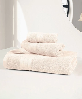 Soft Comfort, 3Pc Set,Air Rich Technology Towel Set ,509 GSM,Linen bath towels,soft towels,bathroom textiles
