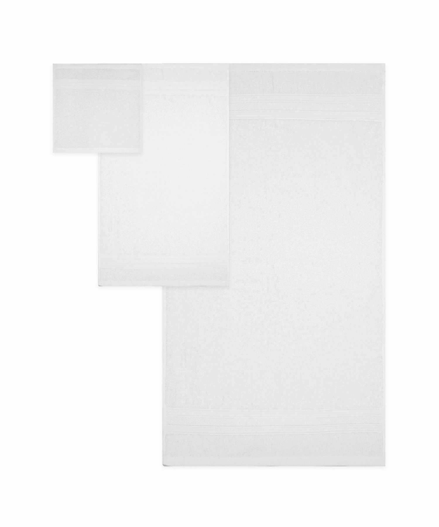 Soft Comfort, 3Pc Set,Air Rich Technology Towel Set ,509 GSM,White