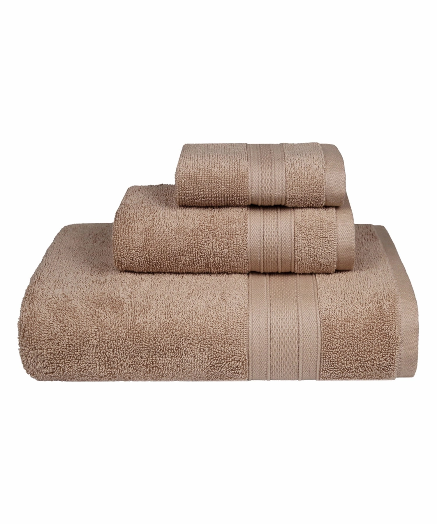 Soft Comfort, 3Pc Set,Air Rich Technology Towel Set , 509 GSM,Acorn