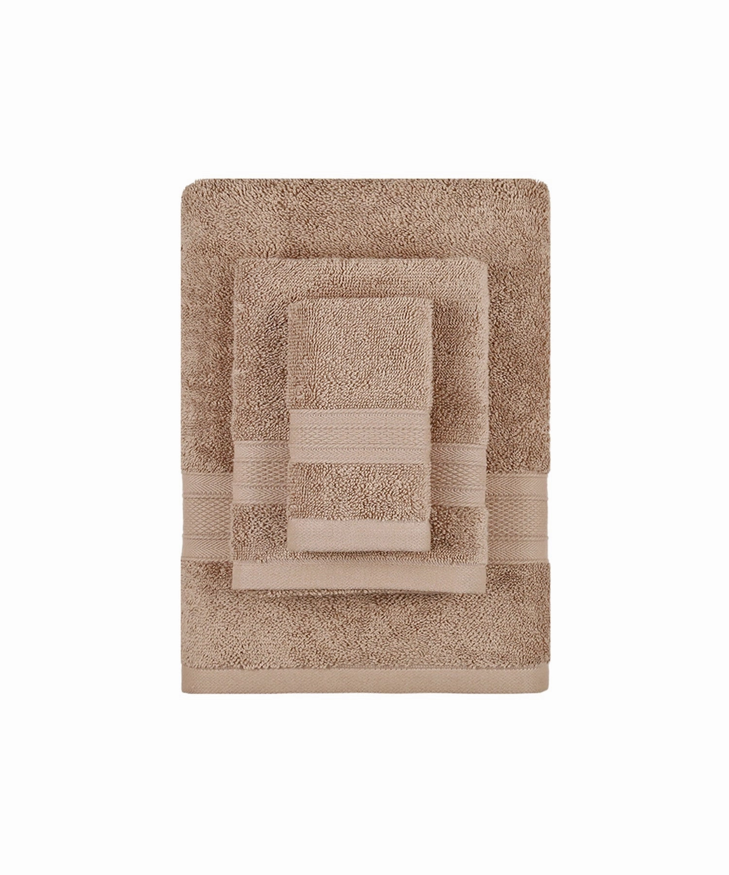 Soft Comfort, 3Pc Set,Air Rich Technology Towel Set , 509 GSM,Acorn