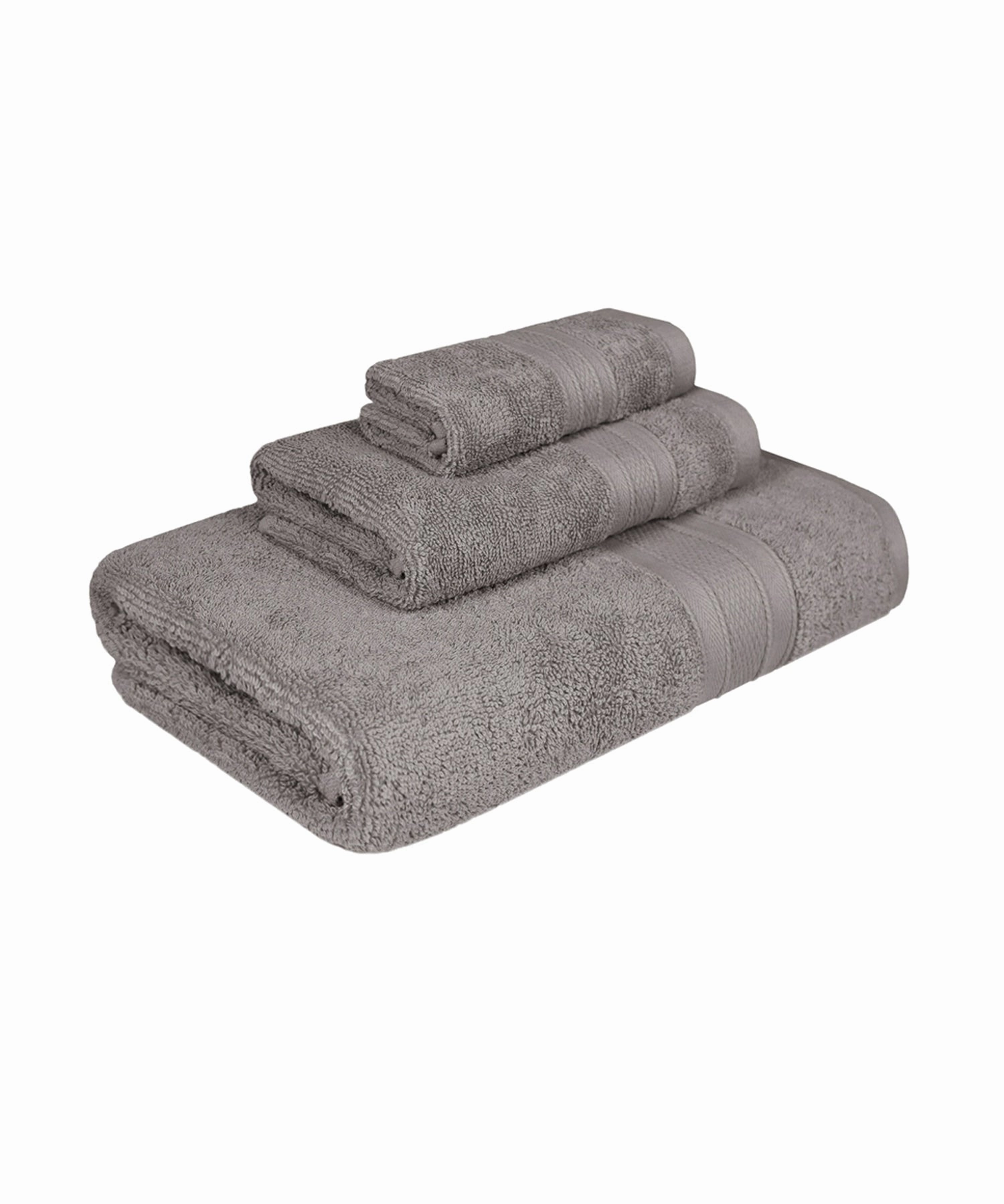 Soft Comfort, 3Pc Set,Air Rich Technology Towel Set , 509 GSM,Charcoal