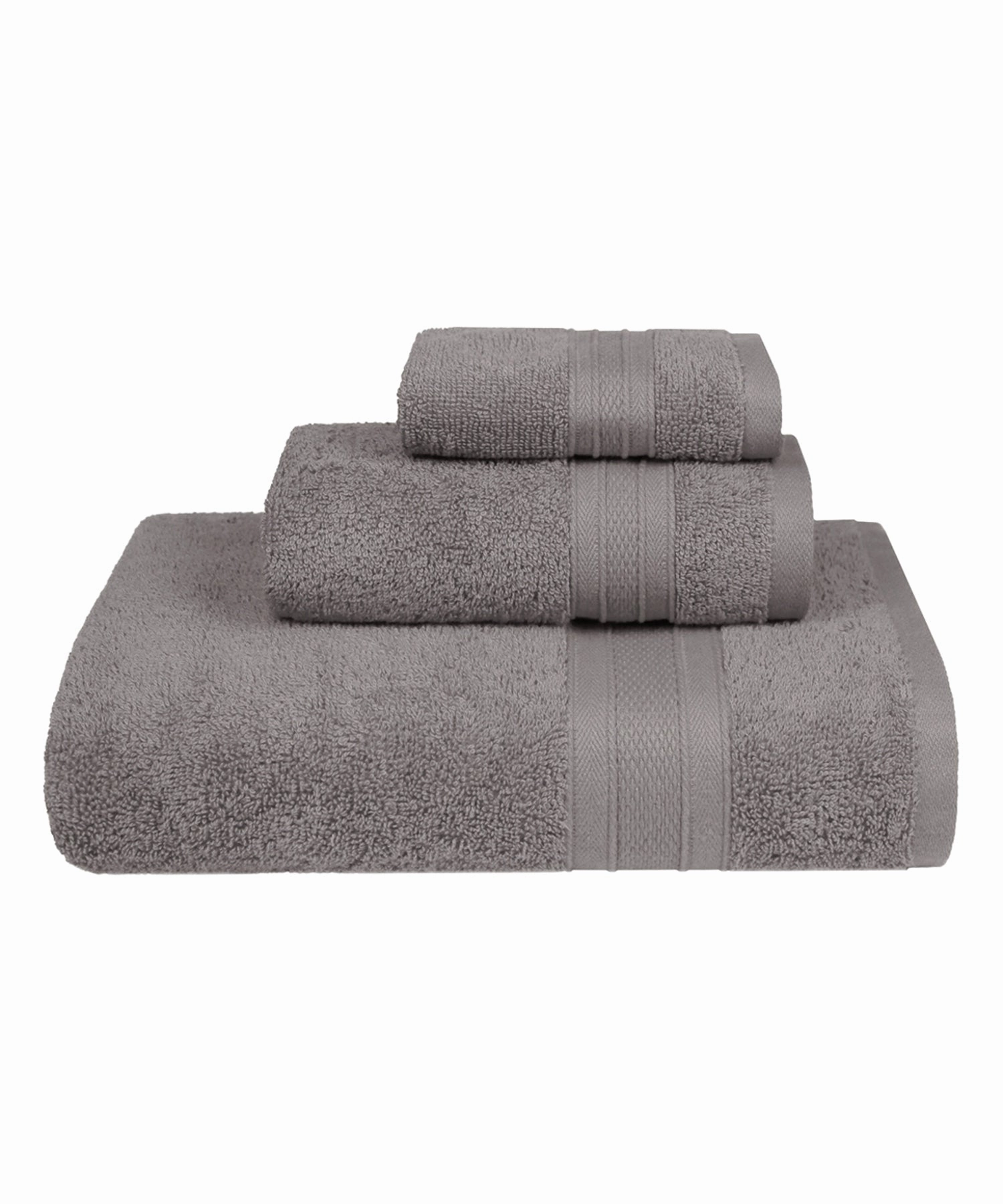 Soft Comfort, 3Pc Set,Air Rich Technology Towel Set , 509 GSM,Charcoal