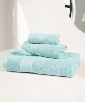 Soft Comfort, 3Pc Set,Air Rich Technology Towel Set , 509 GSM,Nile Blue bath towels,soft towels,bathroom textiles