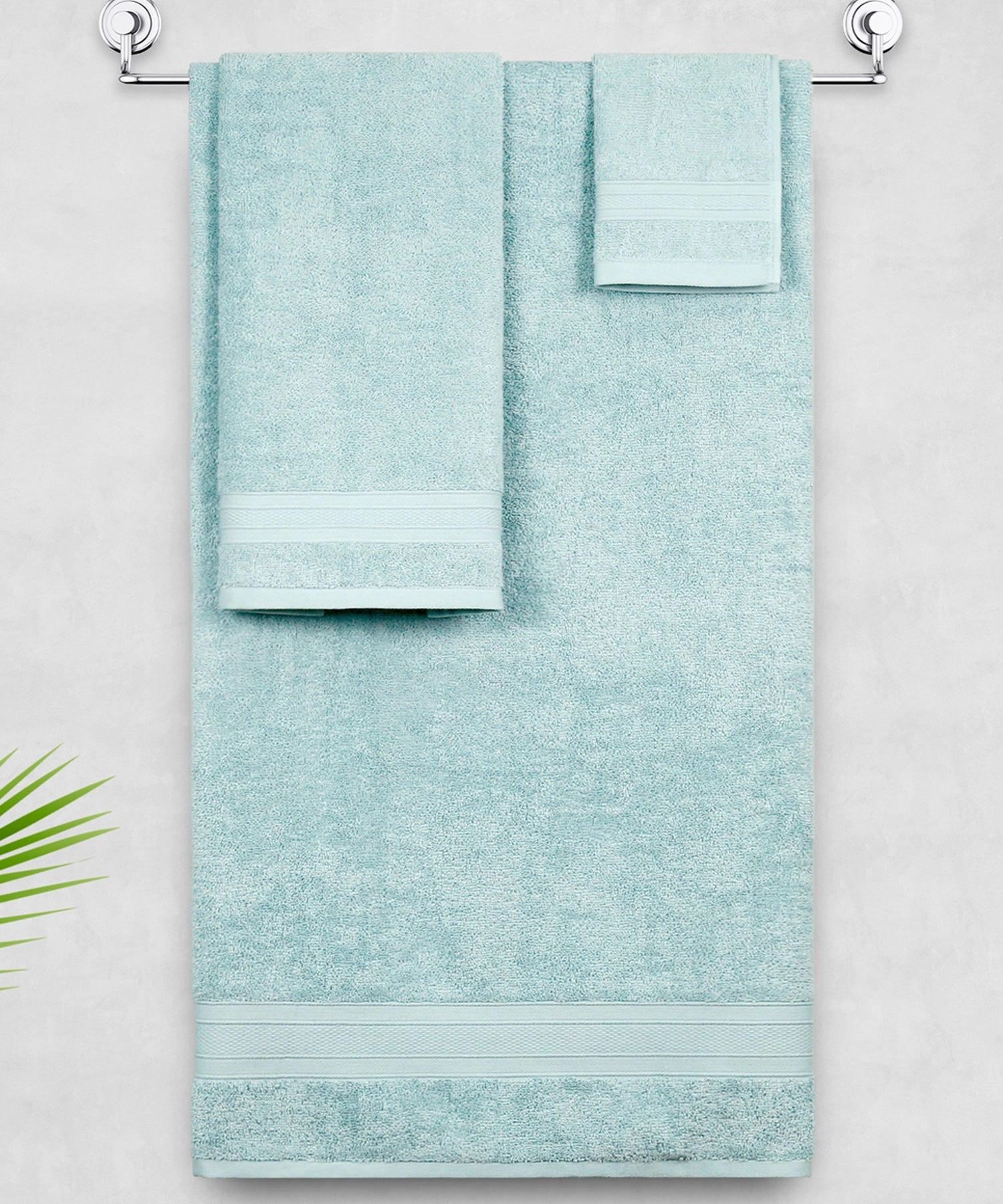 Soft Comfort, 3Pc Set,Air Rich Technology Towel Set , 509 GSM,Nile Blue