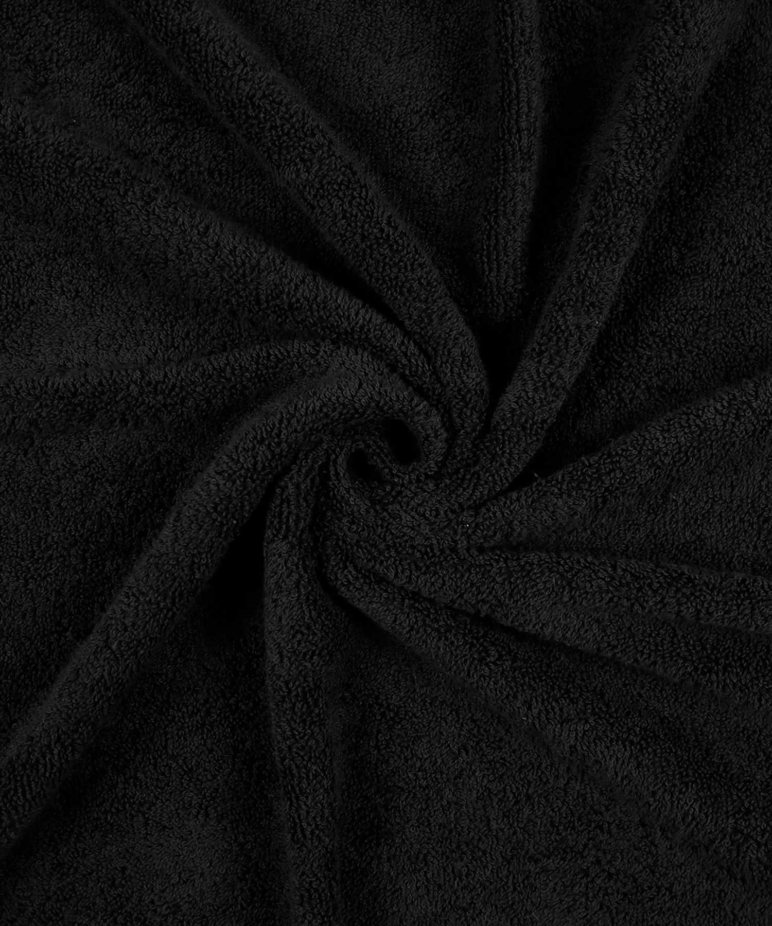 Soft Comfort, 6Pc Set,Air Rich Technology Towel Set ,509 GSM,Black