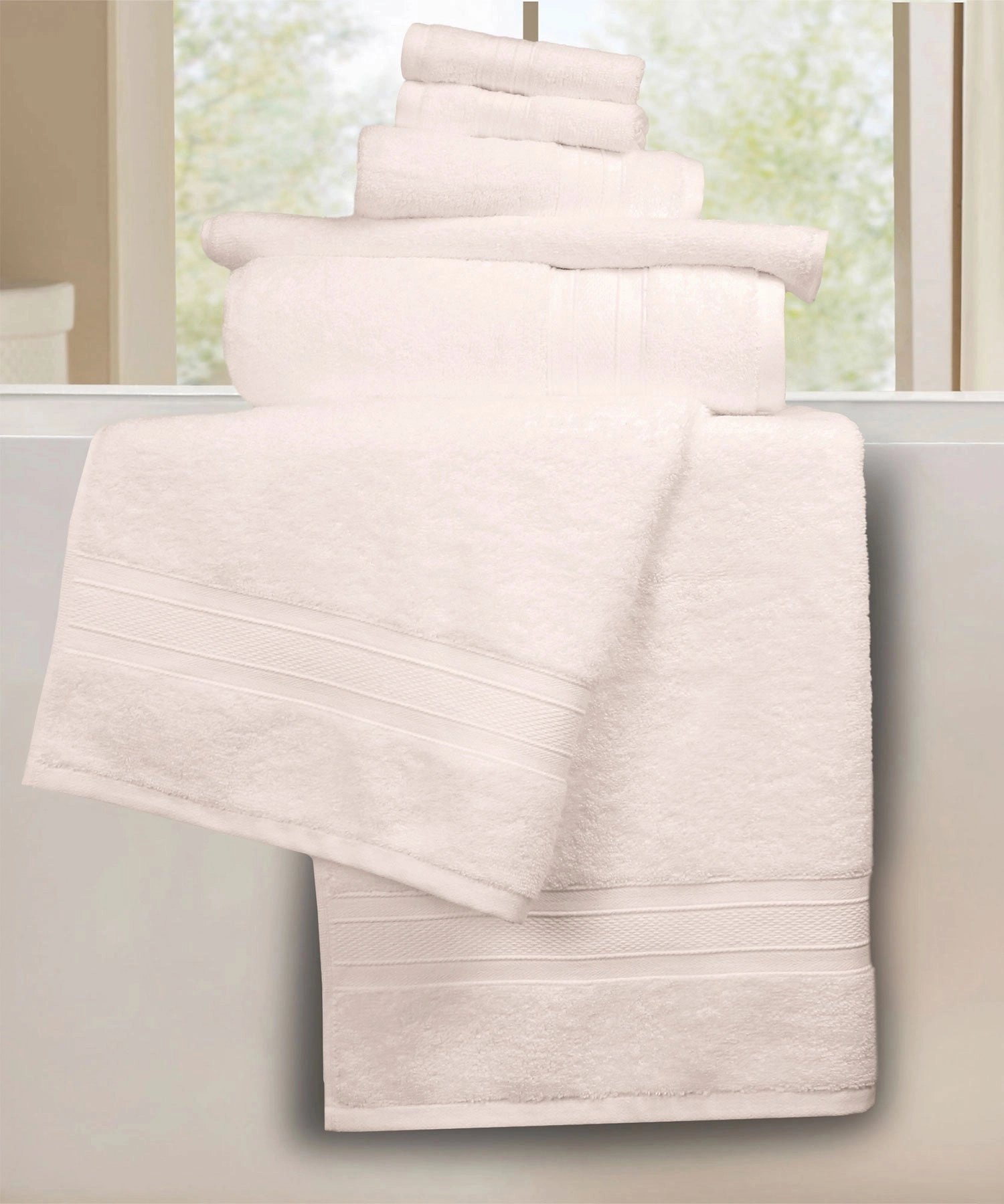 Soft Comfort, 6Pc Set,Air Rich Technology Towel Set ,509 GSM,Linen