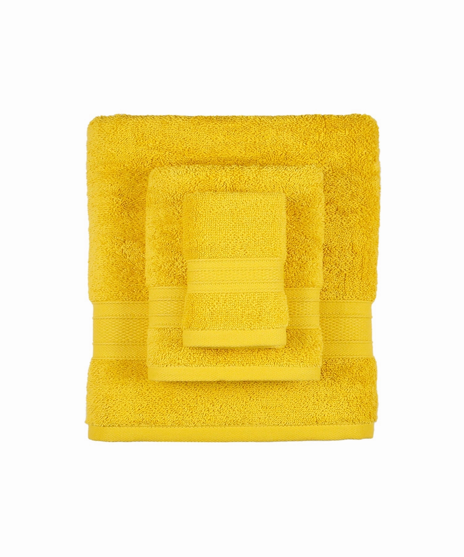 Soft Comfort, 6Pc Set,Air Rich Technology Towel Set ,509 GSM,Mustard Yellow