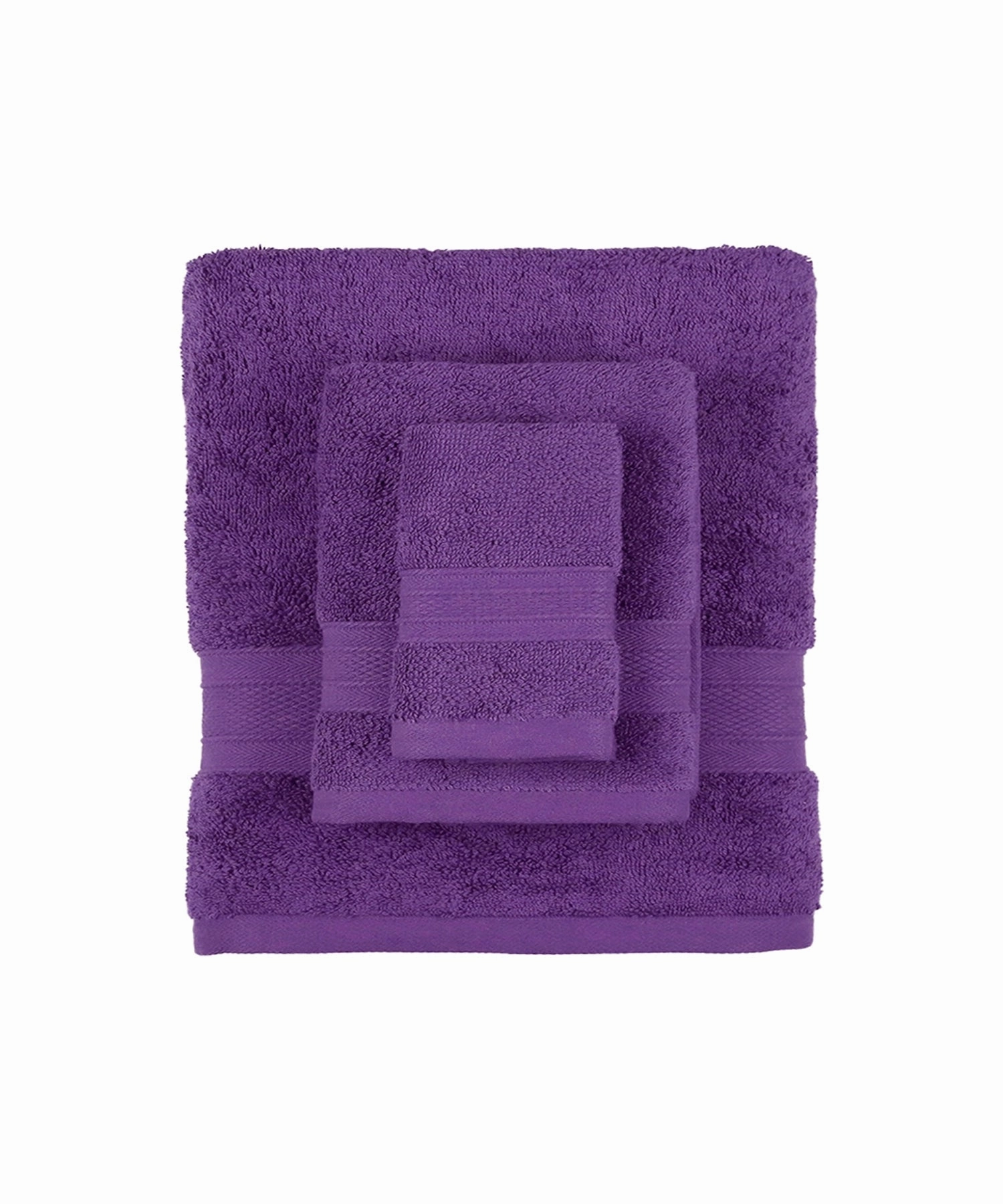 Soft Comfort, 6Pc Set,Air Rich Technology Towel Set ,509 GSM,Plum