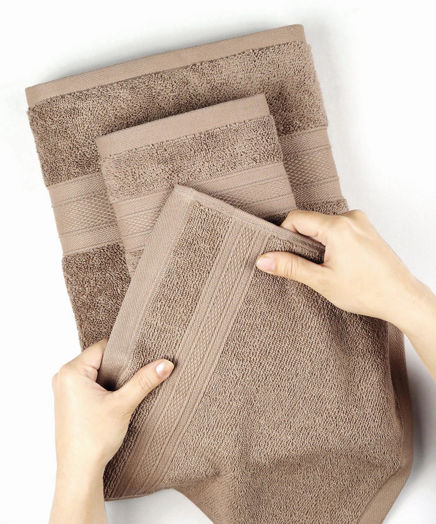 Soft Comfort, 6Pc Set,Air Rich Technology Towel Set , 509 GSM,Acorn
