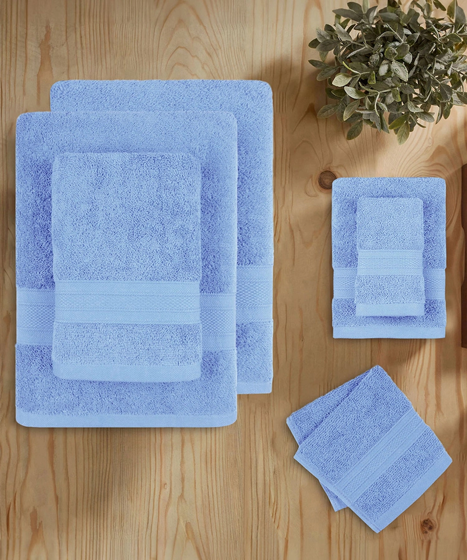 Soft Comfort, 6Pc Set,Air Rich Technology Towel Set , 509 GSM,Allure