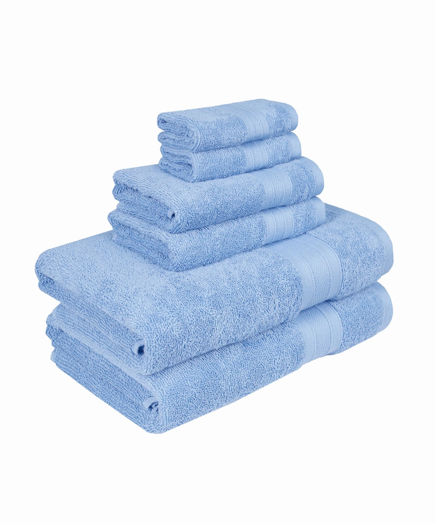 Soft Comfort, 6Pc Set,Air Rich Technology Towel Set , 509 GSM,Allure
