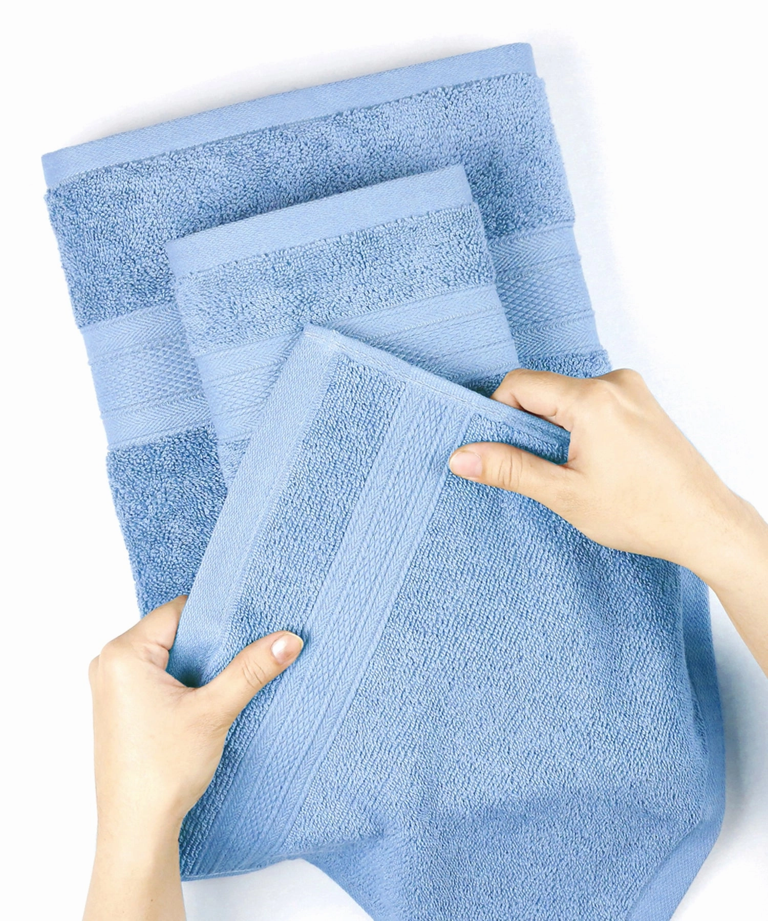 Soft Comfort, 6Pc Set,Air Rich Technology Towel Set , 509 GSM,Allure