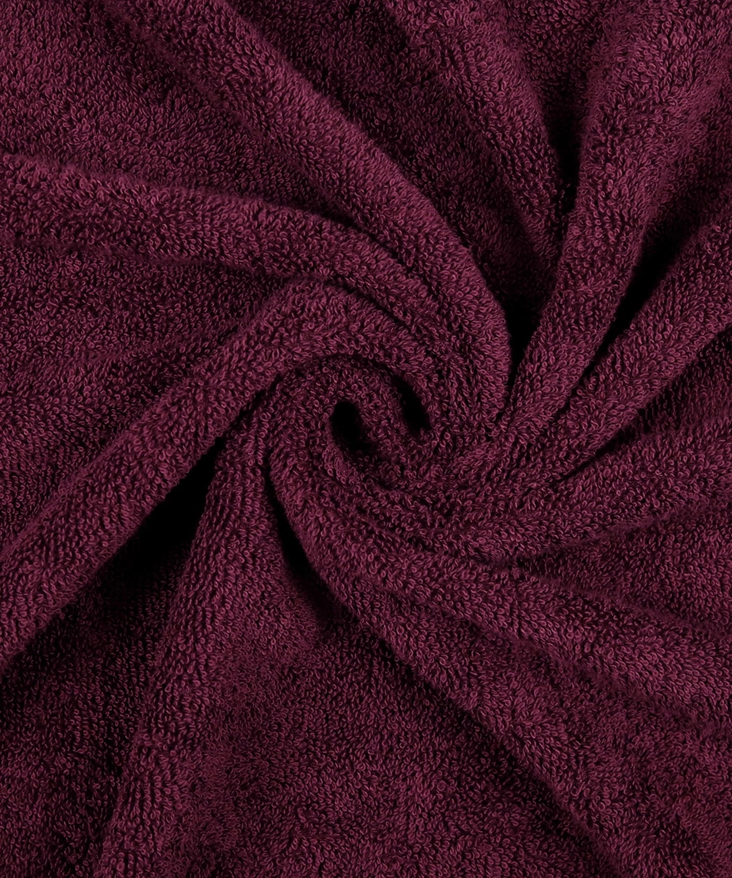 Soft Comfort, 6Pc Set,Air Rich Technology Towel Set , 509 GSM,Red Wine