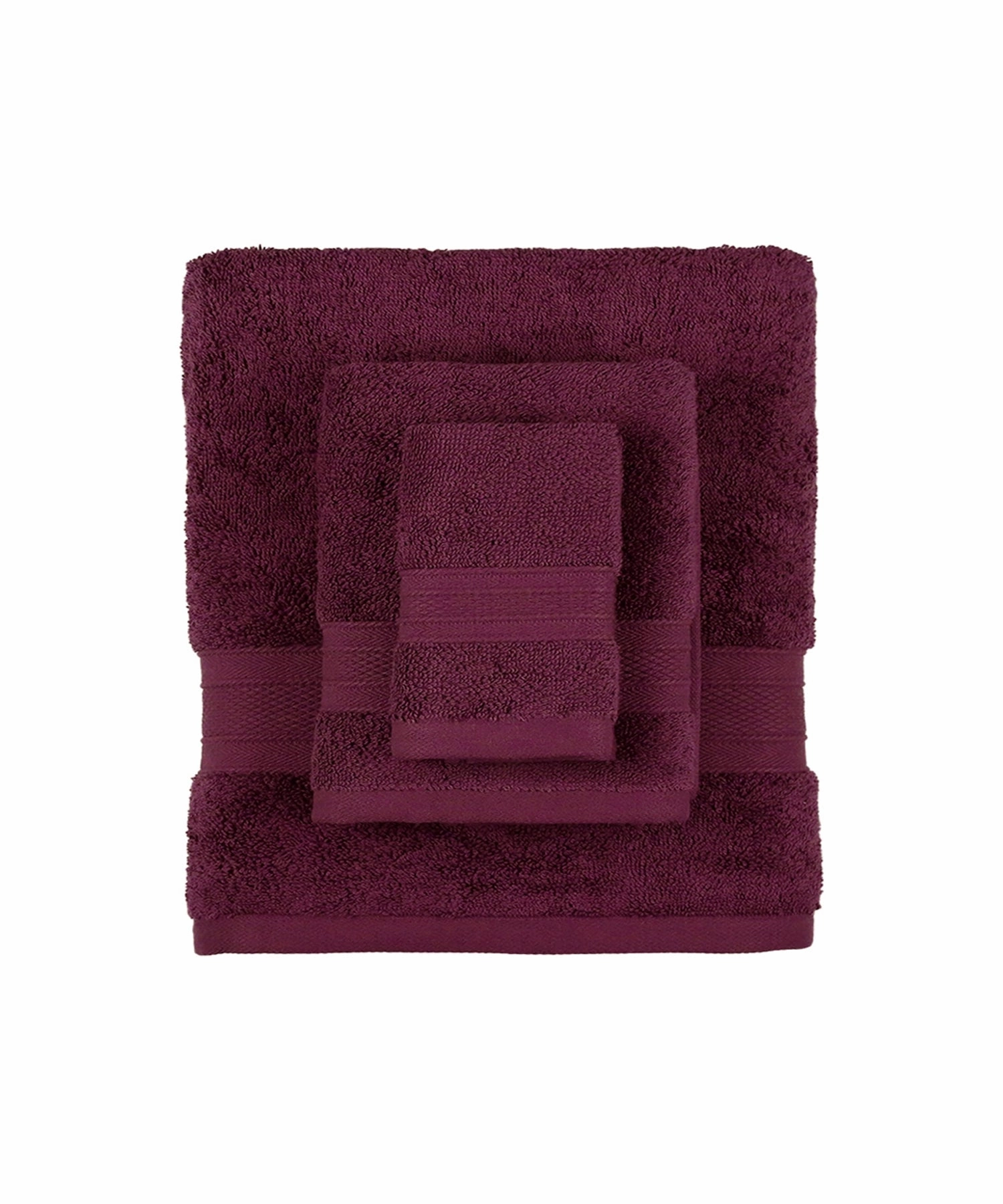 Soft Comfort, 6Pc Set,Air Rich Technology Towel Set , 509 GSM,Red Wine