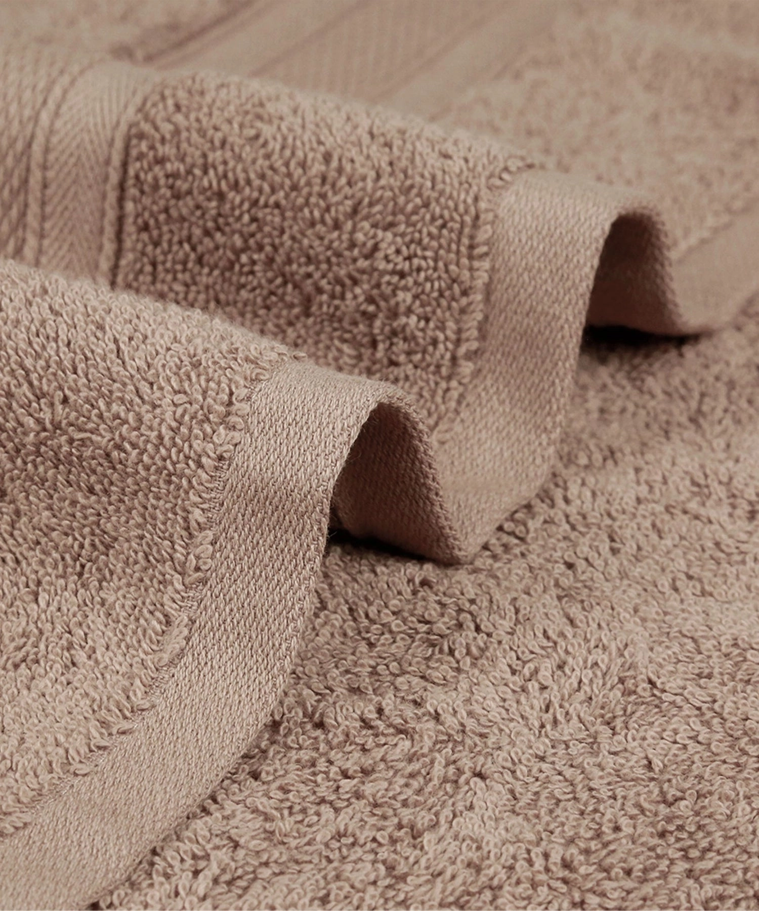 Soft Comfort Acorn Air Rich Technology 2Pc Bath Towel, 100% Cotton, 509 GSM, Brown