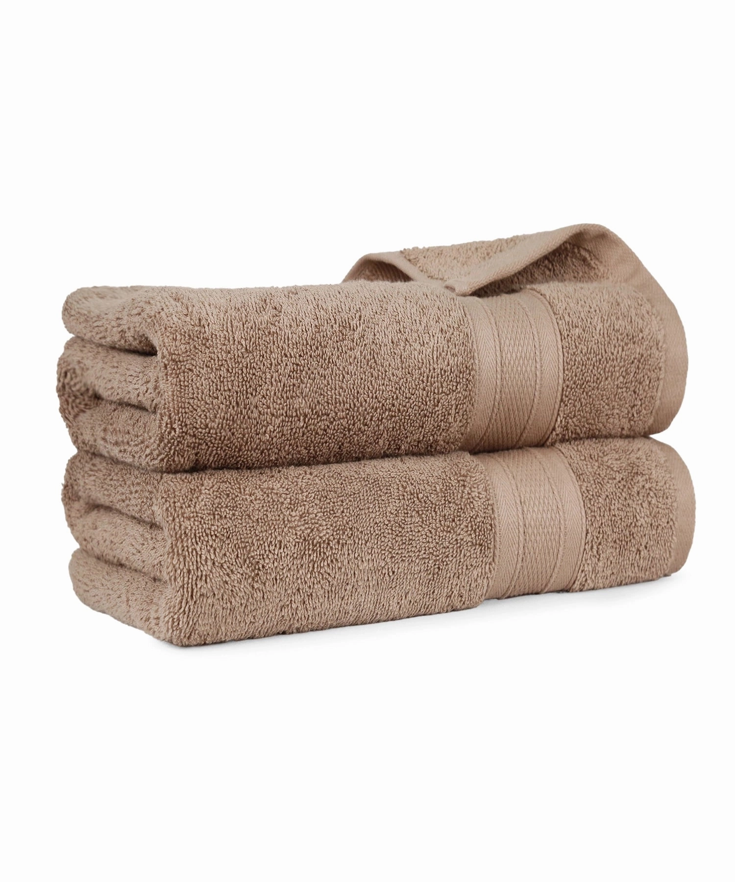 Soft Comfort Acorn Air Rich Technology 2Pc Bath Towel, 100% Cotton, 509 GSM, Brown