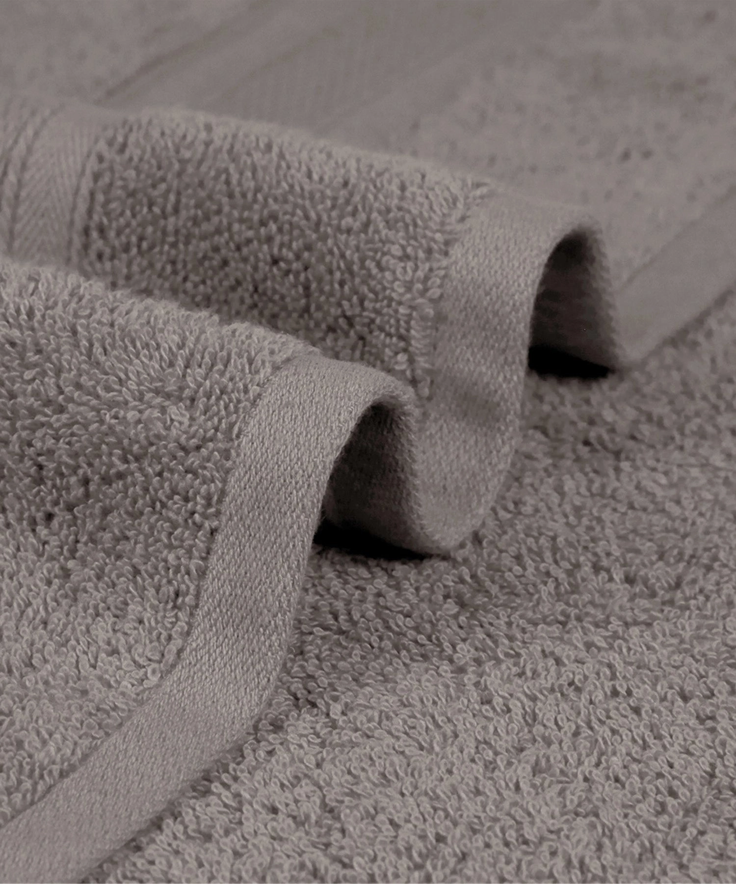 Soft Comfort Air Rich Technology 2Pc Bath Towel, 100% Cotton, 509 GSM, Charcoal