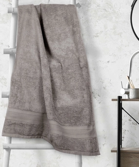 Soft Comfort Air Rich Technology Bath Towel, 100% Cotton, 509 GSM, Charcoal bath towels,soft towels,bathroom textiles