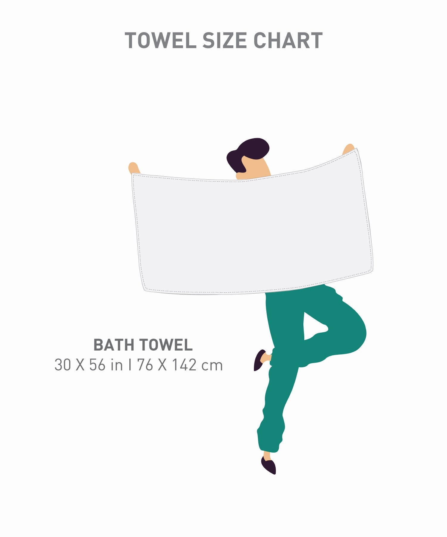 Soft Comfort  Bath Towel, 500 Gsm, Crimson