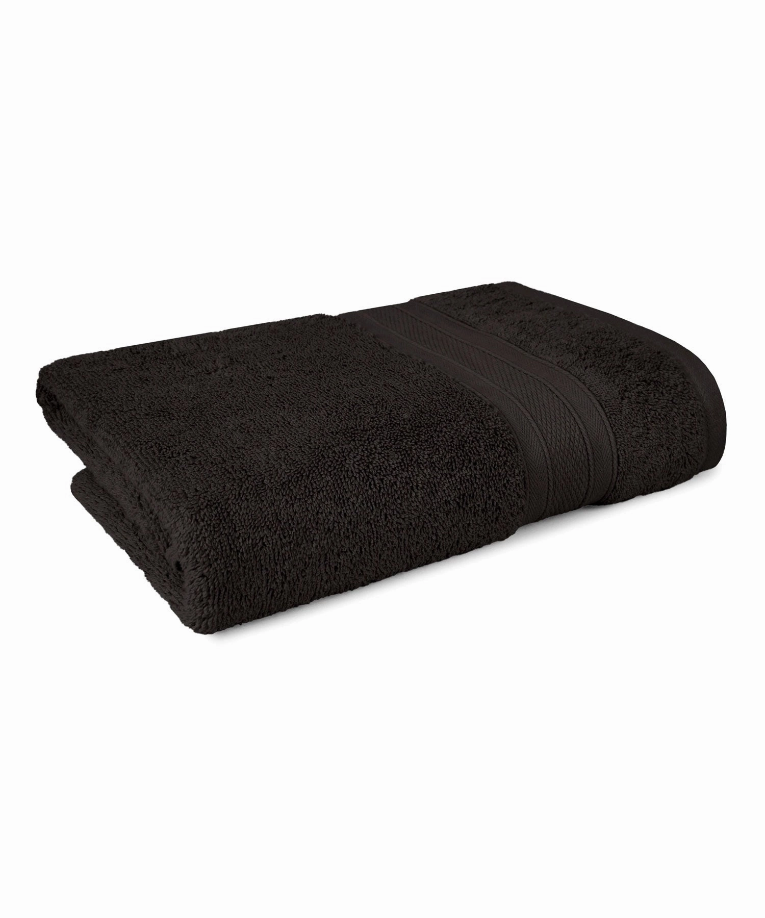Soft Comfort Black Air Rich Technology Bath Towel, 100% Cotton, 509 GSM, Black
