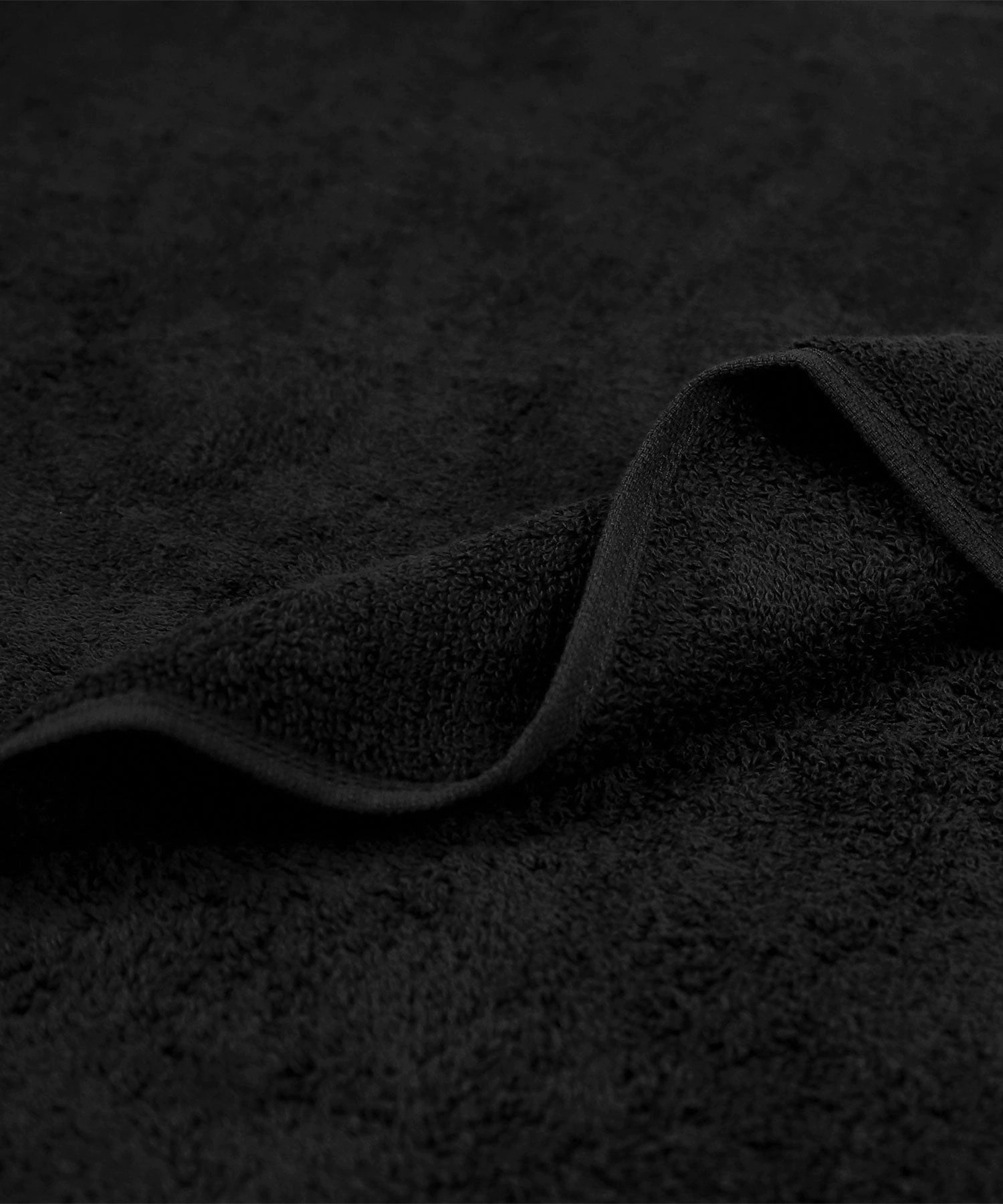 Soft Comfort Black Air Rich Technology Bath Towel, 100% Cotton, 509 GSM, Black