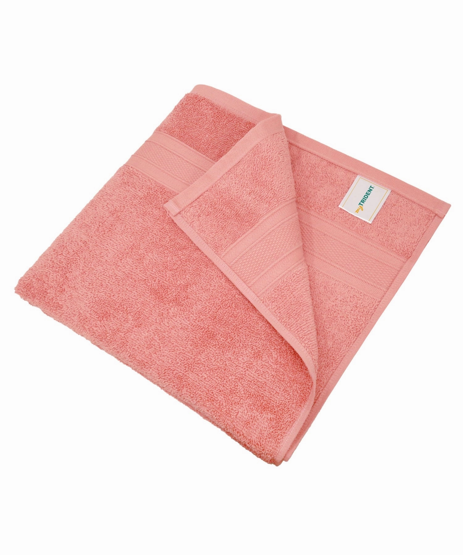 Soft Comfort Coral Air Rich Technology 2Pc Bath Towel, 100% Cotton, 509 GSM, Pink