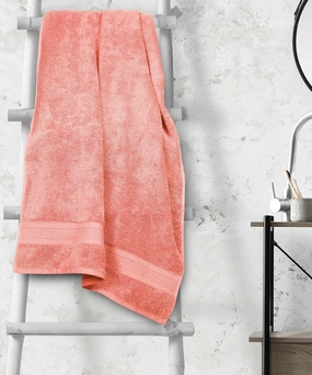 Soft Comfort Coral Air Rich Technology Bath Towel, 100% Cotton, 509 GSM, Coral bath towels,soft towels,bathroom textiles